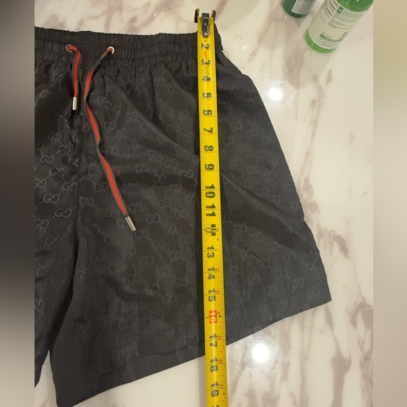 Gucci Black Patterned Men's Shorts - Picture 6 of 6